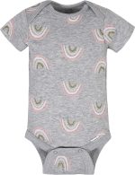 Gerber baby-girls 8-pack Short Sleeve Onesies Bodysuits - Image 4